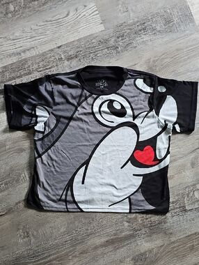 Buc-ee’s Graphic Crop Top Small Beaver Face Shirt Black Cute Tee